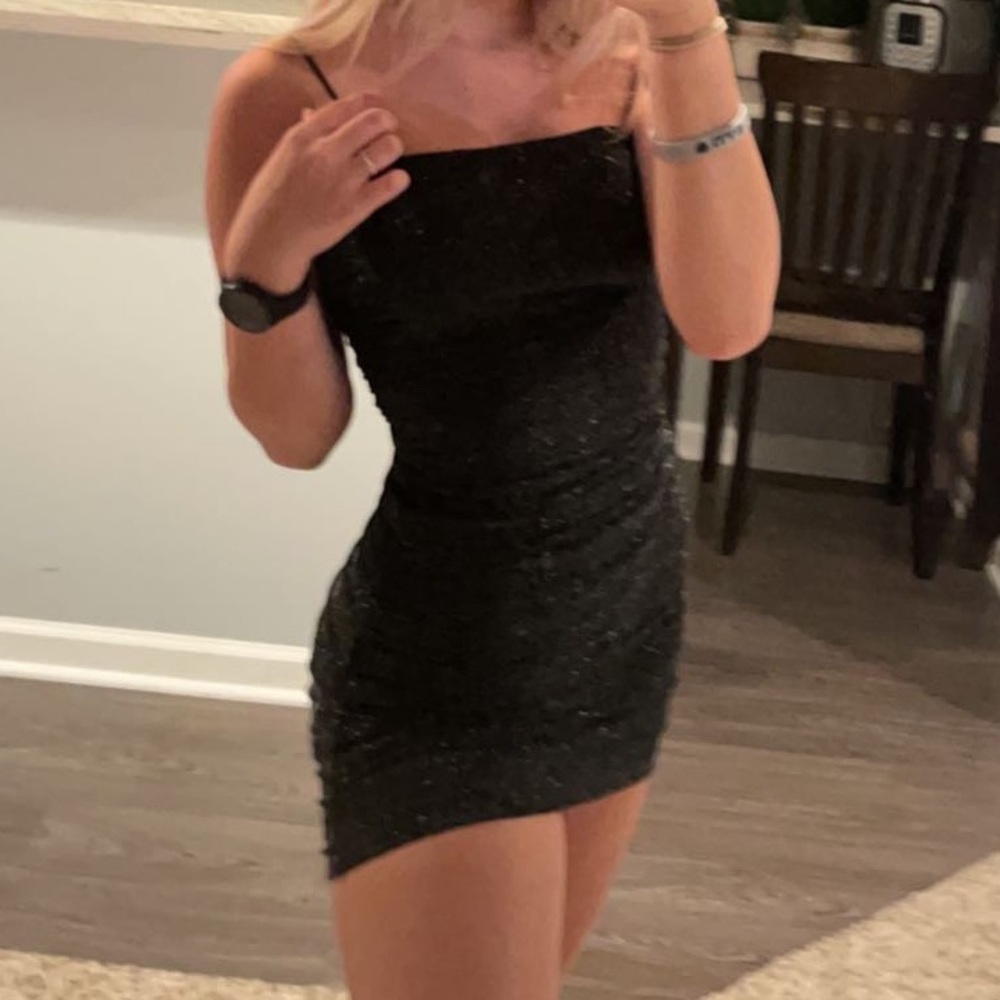 Black Sparkly Homecoming dress
